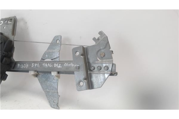 Recambio de mecanismo elevalunas trasero derecho para peugeot 307 (s1) referencia OEM IAM 400584T  