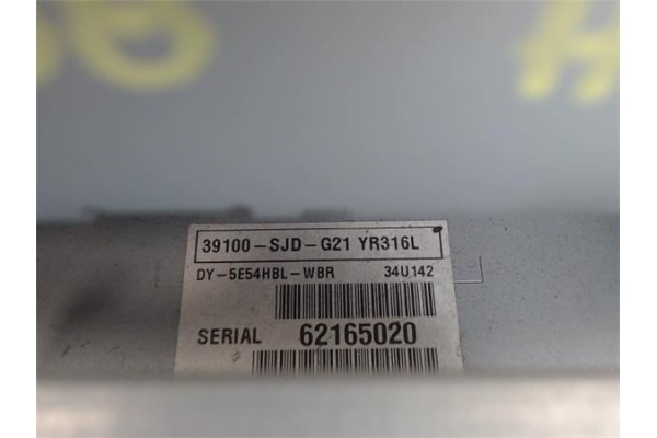 Recambio de radio / cd para honda fr-v (be) 2.0 comfort referencia OEM IAM 39100SJDG21 YR316L 