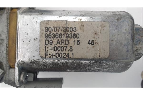 Recambio de mecanismo elevalunas delantero derecho para peugeot 406 berlina (s1/s2) referencia OEM IAM 9636619380  922457 , PEUG