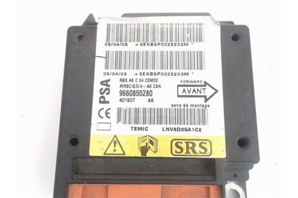 Recambio de centralita airbag para citroen c2 referencia OEM IAM 9660855280  