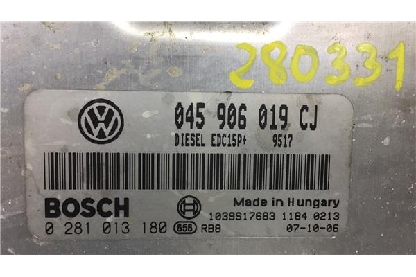 Recambio de centralita para skoda roomster (5j7) 1.4 friend referencia OEM IAM 045906019CJ 0281013180 