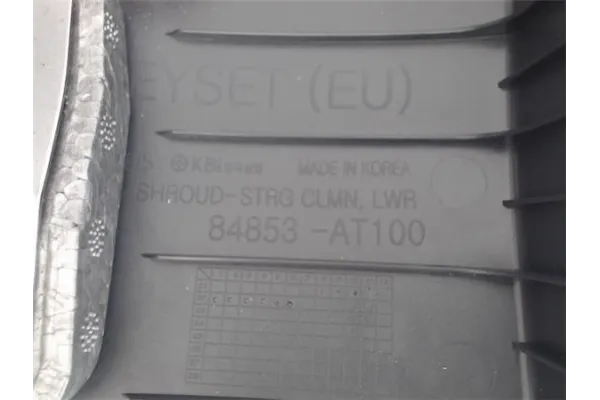 Recambio de embellecedor columna direccion para kia niro () híbrido vision referencia OEM IAM 84853AT100  