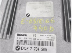 Recambio de centralita para bmw serie 7 (e65/e66) 4.0 740d referencia OEM IAM DDE7794905 0281010899 