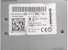 Recambio de radio / cd para citroen c4 berlina 1.6 exclusive referencia OEM IAM 9801189780  