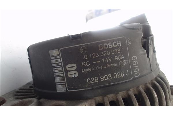 Recambio de alternador para seat alhambra (7v8) 1.9 tdi referencia OEM IAM 0123320038  