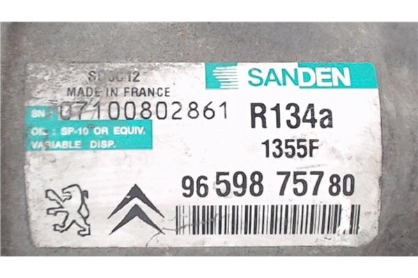 Recambio de compresor aire acond. para peugeot 207 cc cabrio-coupé 1.6 básico referencia OEM IAM 9659875780 1355F 
