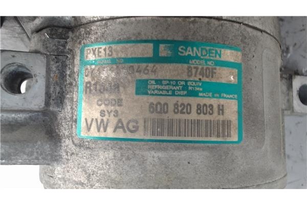 Recambio de compresor aire acond. para volkswagen polo iv (9n1) 1.4 16v referencia OEM IAM 6Q0820803H 699383 (6Q0820803D) , AUDI