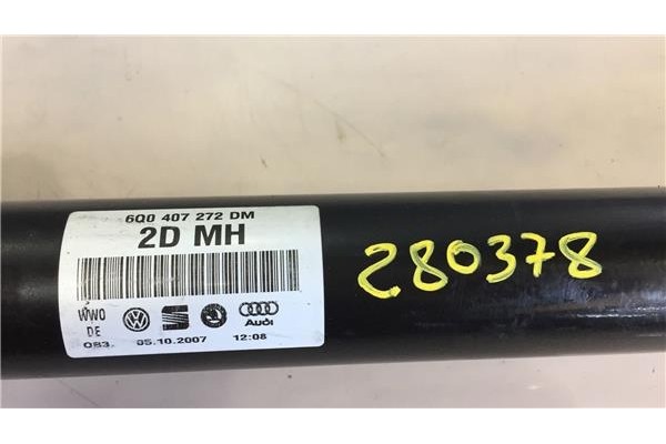Recambio de transmision delantero derecha para skoda roomster (5j7) 1.4 friend referencia OEM IAM 6Q0407272DM  6Q0407452QX , AUD