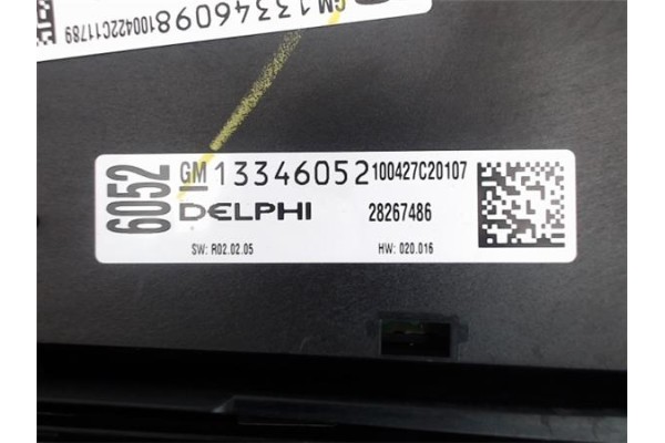 Recambio de mando multifuncion para opel astra j 1.7 cdti referencia OEM IAM 13346052  