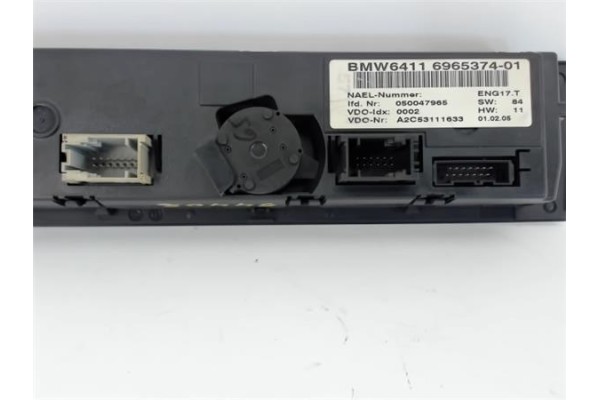 Recambio de mandos climatizador para bmw serie 1 berlina (e81/e87) 2.0 118d referencia OEM IAM 6411696537401  