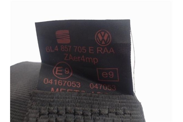Recambio de cinturon seguridad delantero izquierdo para seat ibiza (6l1) referencia OEM IAM 6L4857705E  