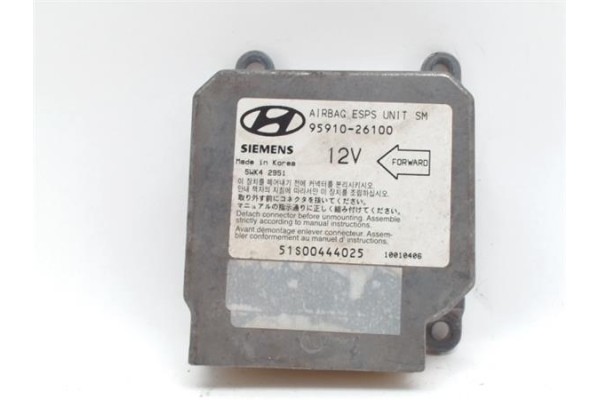 Recambio de centralita airbag para hyundai santa fe (sm) 2.0 crdi 4x4 referencia OEM IAM 9591023100 5WK42951 