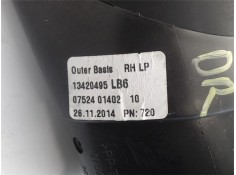 Recambio de rejilla entrada de aire para opel astra j berlina 5p 1.6 excellence referencia OEM IAM 13420495  