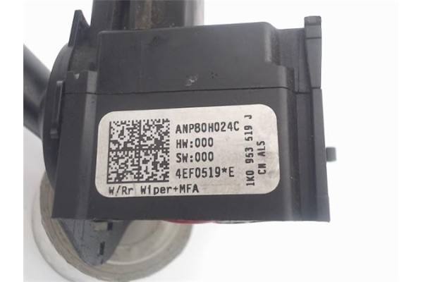 Recambio de mando limpiaparabrisas para seat altea (5p1) referencia OEM IAM 1K0953519J  1K0953519A , AUDI | 1K0953519C , SKODA |