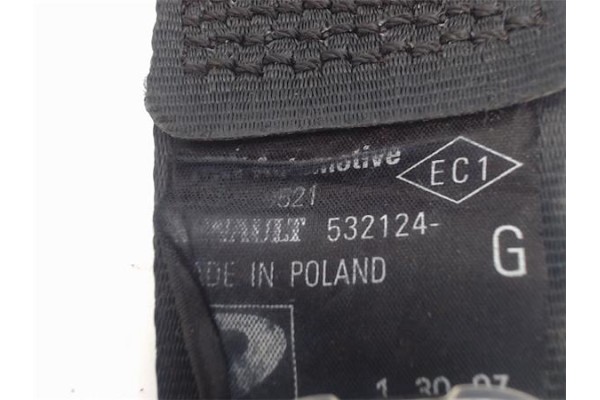 Recambio de cinturon seguridad trasero izquierdo para renault twingo (cn0_) 1.2 16v (cn0a) referencia OEM IAM 8200532124  