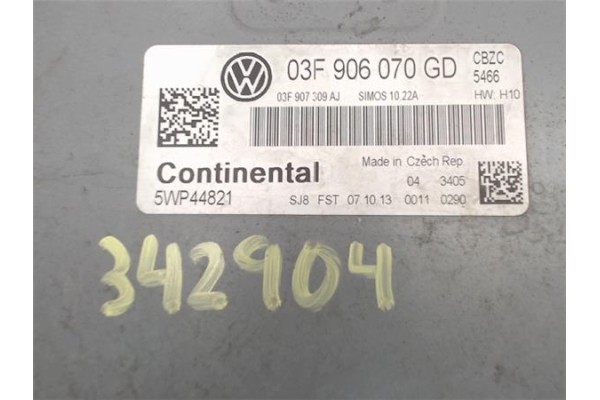 Recambio de centralita para volkswagen polo v (6r1) 1.2 sport referencia OEM IAM 03F906070GD  