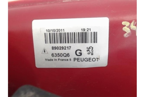 Recambio de piloto trasero izquierdo para peugeot 307 break / sw (s1) 2.0 hdi 90 referencia OEM IAM 89029217  