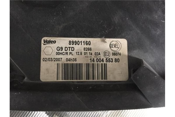 Recambio de faro delantero dcho para peugeot expert furgón referencia OEM IAM  89901160 