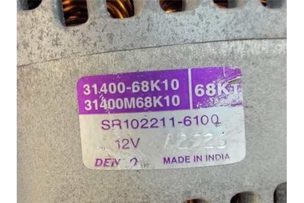 Recambio de alternador para suzuki alto (amf310) 1.0 referencia OEM IAM 3140068K10 31400M68K10 