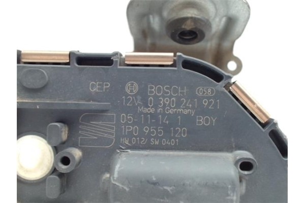 Recambio de motor limpiaparabrisas delantero para seat leon (1p1) 1.9 tdi referencia OEM IAM 1P0955120 0390241921 