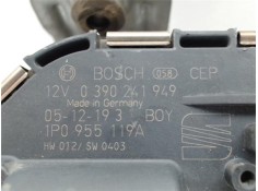 Recambio de motor limpiaparabrisas delantero para seat leon (1p1) 1.9 tdi referencia OEM IAM 1P0955119A 0390241949 