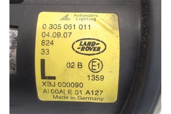 Recambio de faro antiniebla izquierdo para land rover range rover sport 2.7 v6 td s referencia OEM IAM 0305061011  