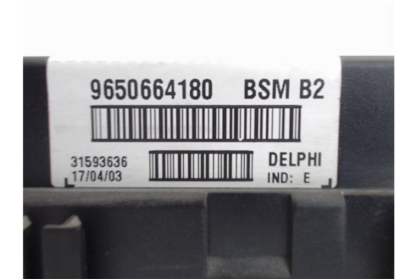 Recambio de caja fusibles/rele para peugeot 307 break / sw (s1) 2.0 hdi 90 referencia OEM IAM 9650664180  