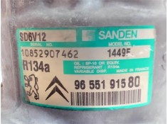 Recambio de compresor aire acond. para peugeot 307 break / sw (s1) 1.6 hdi 110 referencia OEM IAM 9655191580 SD6V121449F 