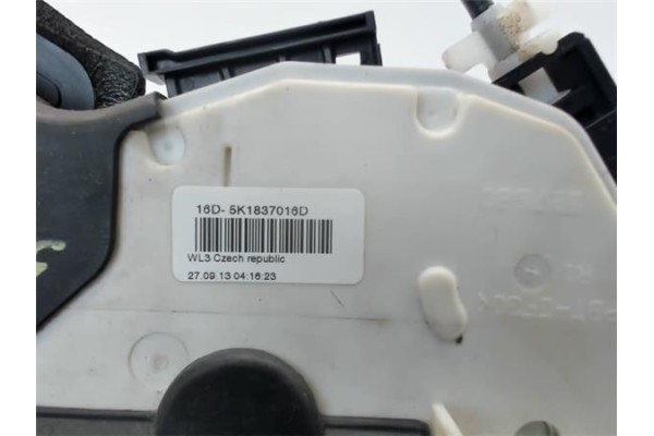 Recambio de cierre electromagnetico delantero derecho para volkswagen polo v (6r1) 1.2 sport referencia OEM IAM 16D5K1837016D  
