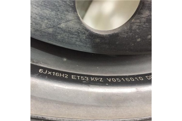 Recambio de rueda completa repuesto para seat altea xl (5p5) 1.6 tdi referencia OEM IAM 1M211007AAW 7M3601027E 