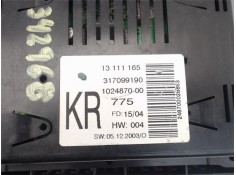 Recambio de reloj horario para opel astra h berlina 1.7 cdti referencia OEM IAM 13111165  