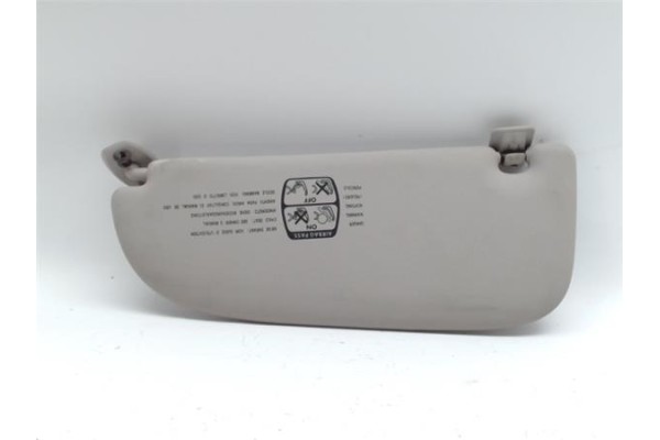 Recambio de parasol derecho para peugeot 206 + 1.4 básico referencia OEM IAM 816314  
