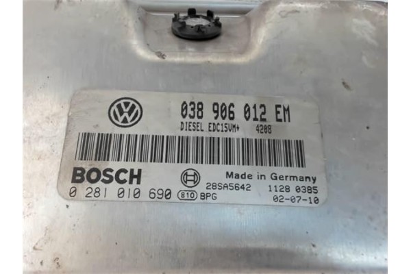 Recambio de centralita para seat ibiza (6l1) 1.9 sdi referencia OEM IAM 038906012EM 0281010690 