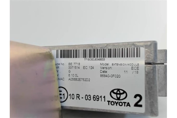 Recambio de centralita para toyota c-hr (x10) 2.0 hibrido referencia OEM IAM 10R036911  
