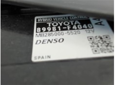 Recambio de centralita para toyota c-hr (x10) 2.0 hibrido referencia OEM IAM 89981F4040 MB2850005520 