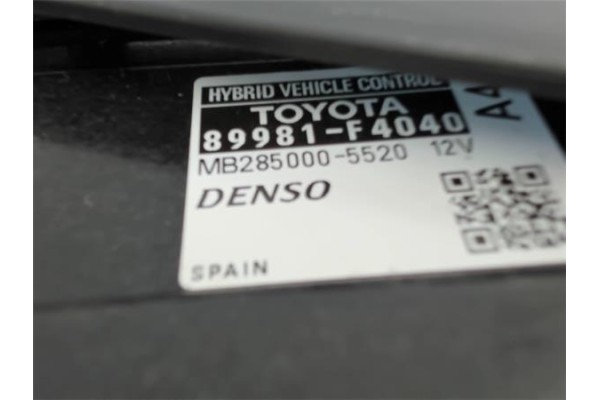 Recambio de centralita para toyota c-hr (x10) 2.0 hibrido referencia OEM IAM 89981F4040 MB2850005520 
