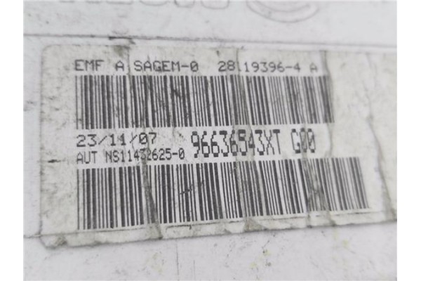 Recambio de reloj horario para citroen berlingo furgón 1.6 l1 referencia OEM IAM 96636543XT  
