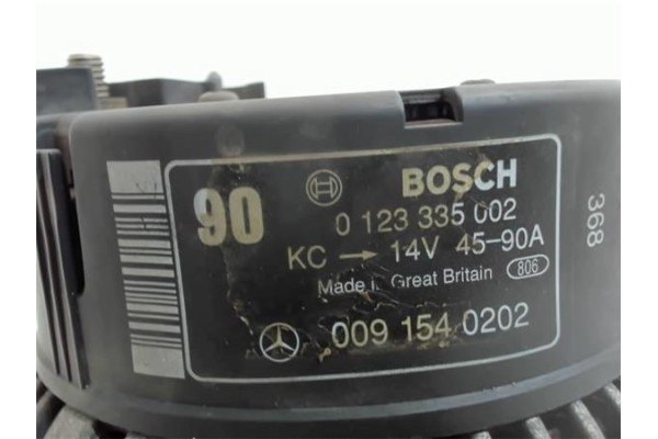 Recambio de alternador para mercedes-benz clase e (bm 210) berlina 2.0 200 (210.035) referencia OEM IAM A0091540202 0123335002 9