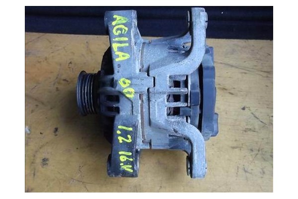 Recambio de alternador para opel agila (2003) 1.2 básico [1,2 ltr. - 55 kw 16v cat (z 12 xe / lw4)] referencia OEM IAM 09133599 