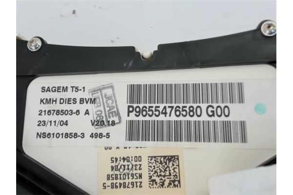 Recambio de cuadro completo para peugeot 307 (3a/c) 2.0 hdi 135 referencia OEM IAM 9655476580  