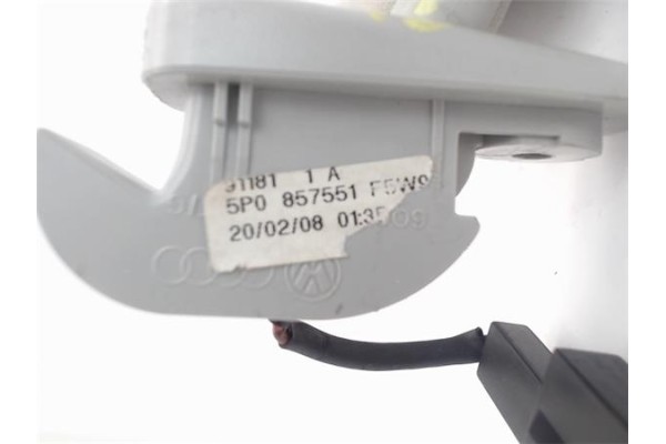Recambio de parasol izquierdo para seat altea (5p1) 1.9 tdi referencia OEM IAM 5P0857551  