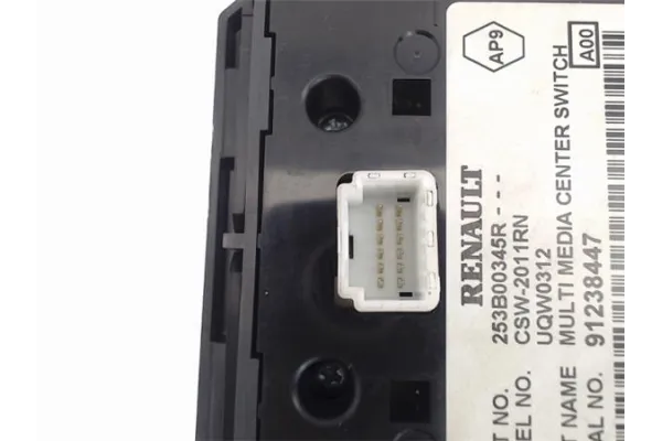Recambio de mando multifuncion para renault megane iii berlina 5p 1.5 expression referencia OEM IAM 253B00345R  