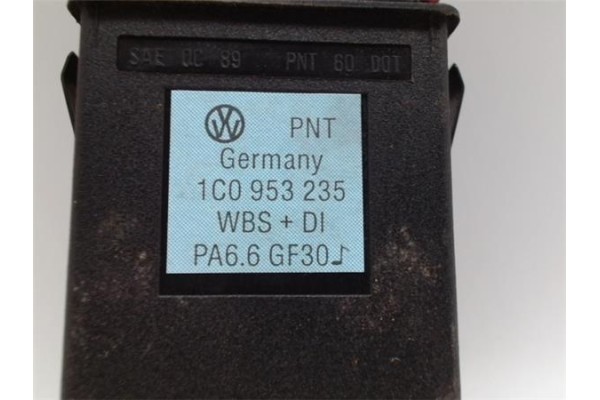 Recambio de interruptor luces emergencia para volkswagen new beetle berlina (9c1/1c1) 1.9 tdi referencia OEM IAM 1C0953235  