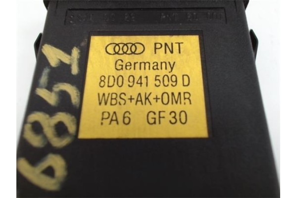 Recambio de interruptor luces emergencia para audi a4 berlina (b5) 1.9 tdi referencia OEM IAM 8D0941509D  