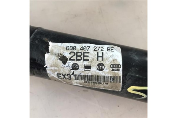 Recambio de palier delantero derecho para seat ibiza (6l1) 1.9 sdi referencia OEM IAM 6Q0407272BE 2BEH 6Q0407272BD , AUDI | 6Q04