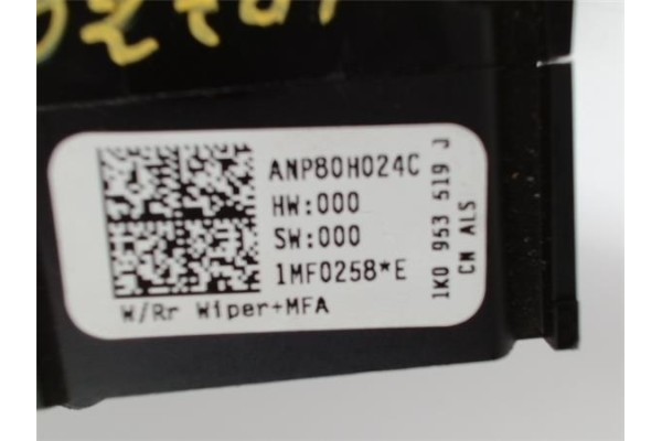 Recambio de mando limpiaparabrisas para seat altea xl (5p5) 1.9 tdi referencia OEM IAM 1K0953519J ANP80H024C 1K0953519A , AUDI |