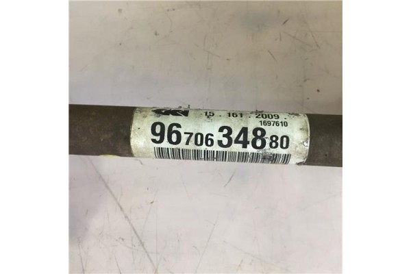 Recambio de palier delantero izquierdo para peugeot 206 + 1.4 básico referencia OEM IAM 9670634880  