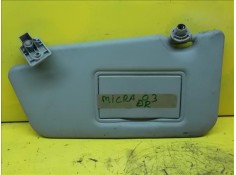 Recambio de parasol derecho para nissan micra (k12e) 1.2 16v referencia OEM IAM 96400AX3  
