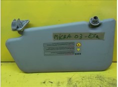 Recambio de parasol izquierdo para nissan micra (k12e) 1.2 16v referencia OEM IAM 96401AX  