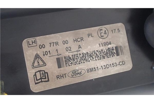 Recambio de faro delantero izquierdo para ford focus ii (da_) 2.0 tdci referencia OEM IAM 0077R00HCR  